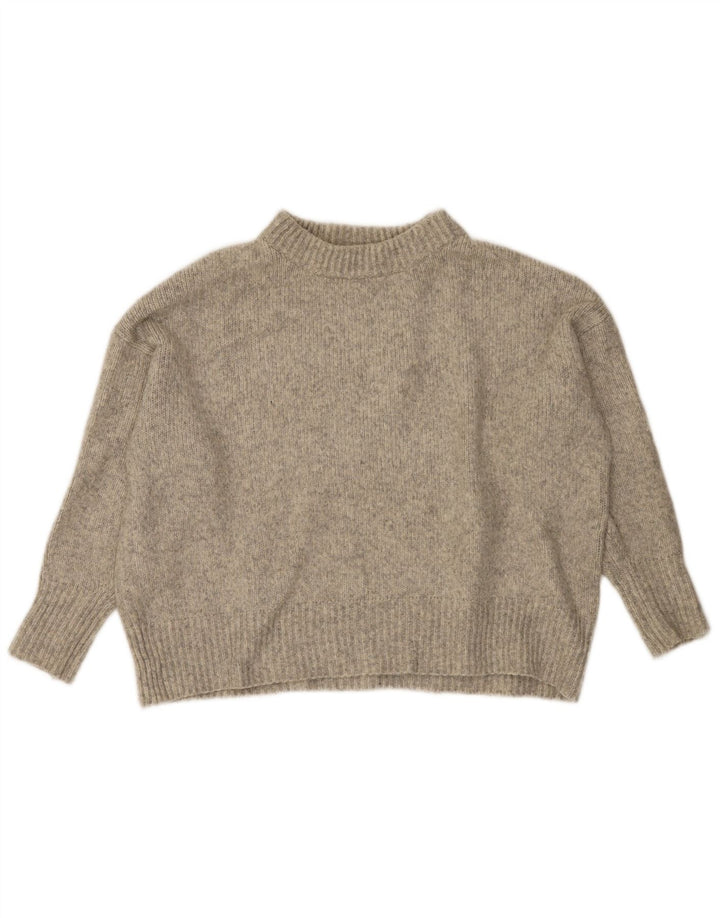 Sweter damski Zara Oversize z okrągłym dekoltem UK 10 Small Grey