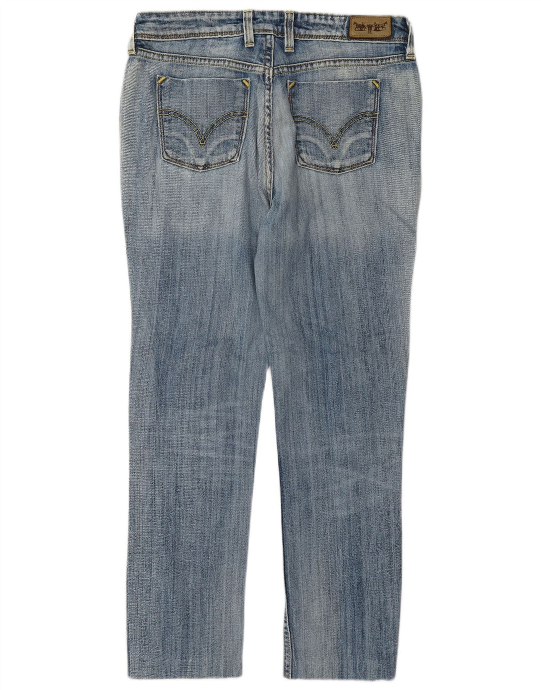 Damskie jeansy Levi's 627 Crop Straight W30 L26 Niebieskie