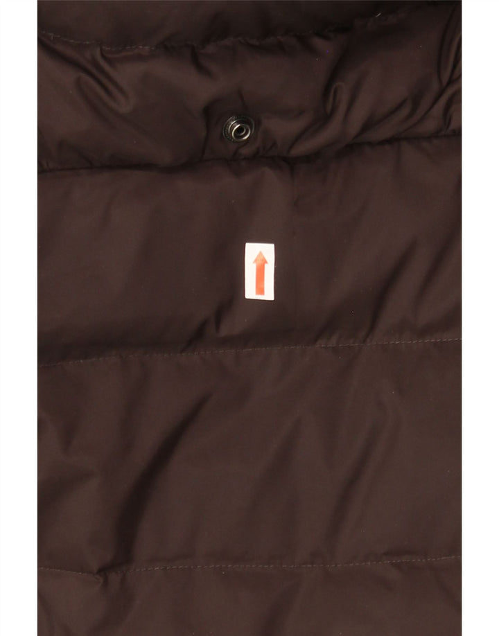 BENETTON Womens Padded Coat IT 48 XL Brown Polyamide Vintage Benetton and Second-Hand Benetton from Messina Hembry 
