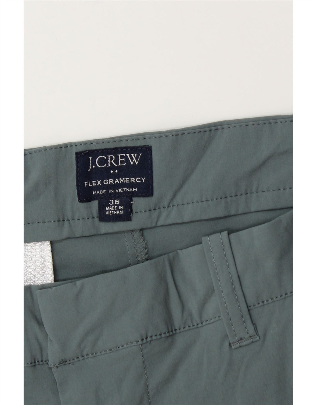 Męskie spodenki chino J. Crew Gramercy W36, duże, szare, nylonowe