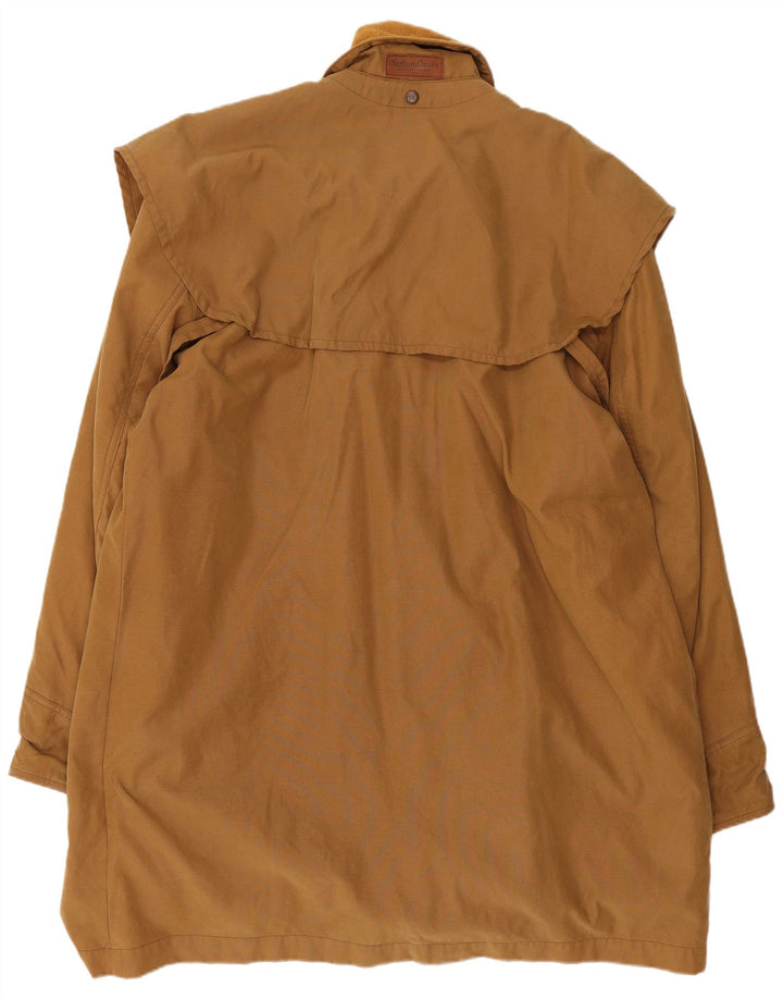 Marlboro Classics Męski płaszcz Capelet UK 40 Large Beżowa bawełna