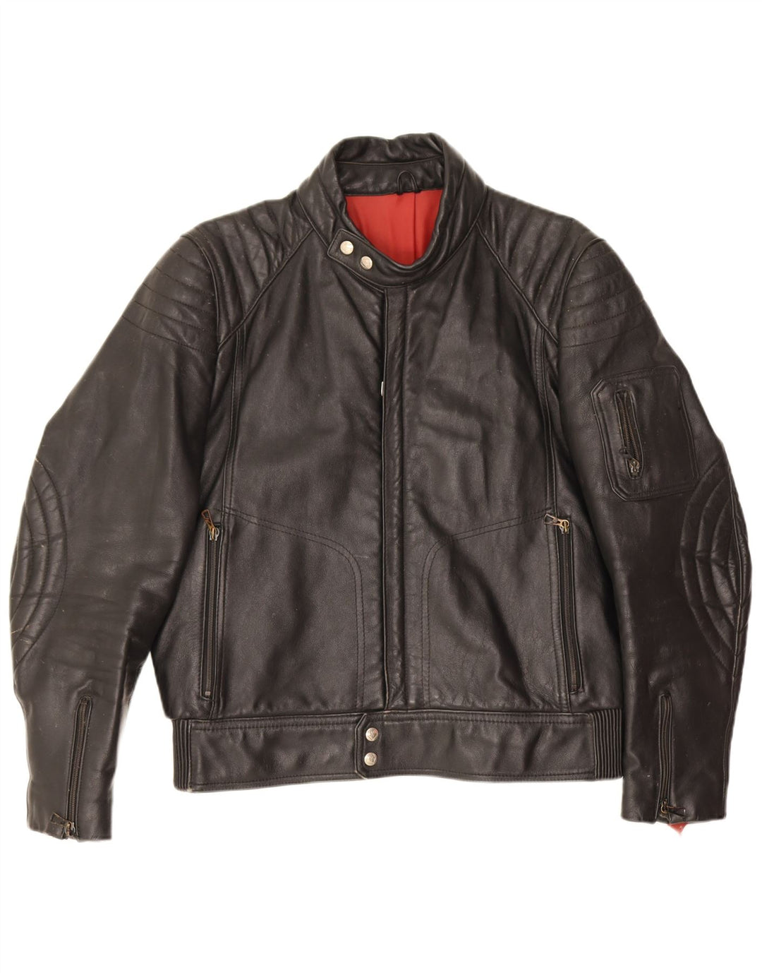 Harro Męska skórzana kurtka motocyklowa Racer EU 54 2XL Czarna skóra