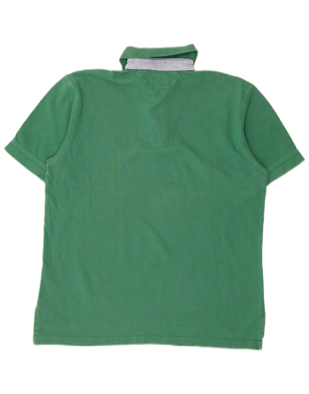 TOMMY HILFIGER Mens Polo Shirt Small Green Cotton