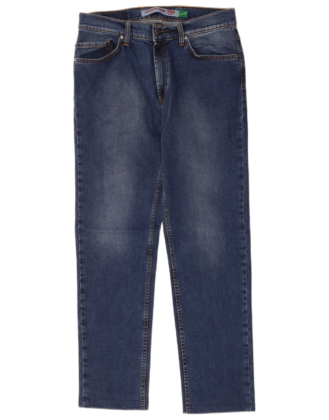 Męskie jeansy Carrera 700 Regular Straight IT 48 Medium W32 L30 Niebieska bawełna