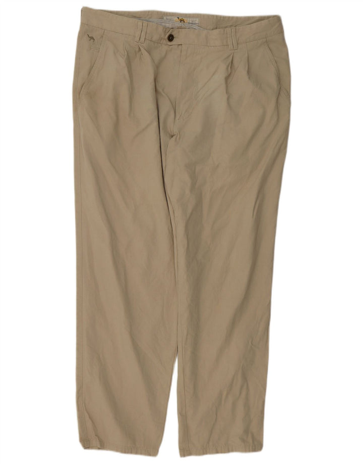 Spodnie garniturowe męskie CAMEL ACTIVE W40 L30 Beżowa bawełna