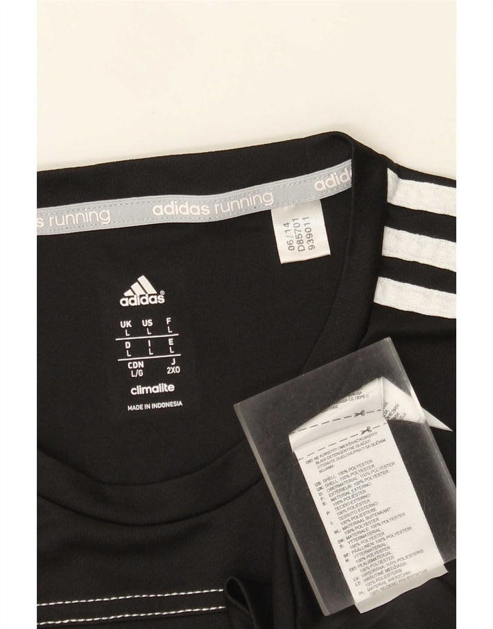 Adidas Męskie Climalite Duży Czarny Poliester