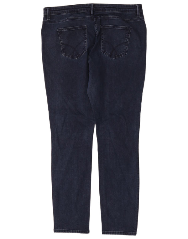 Crew Clothing Damskie jeansy skinny UK 18 XL W36 L30 Granatowa bawełna