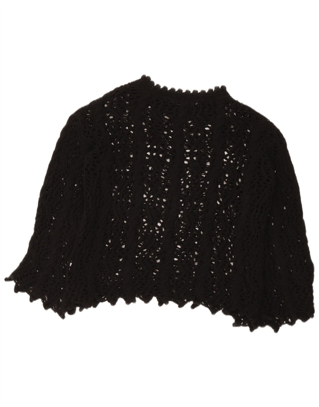 Damska szydełkowa bluzka Zara Top UK 10 Small Black
