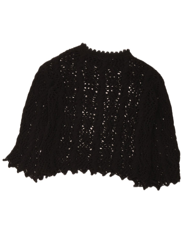 Damska szydełkowa bluzka Zara Top UK 10 Small Black