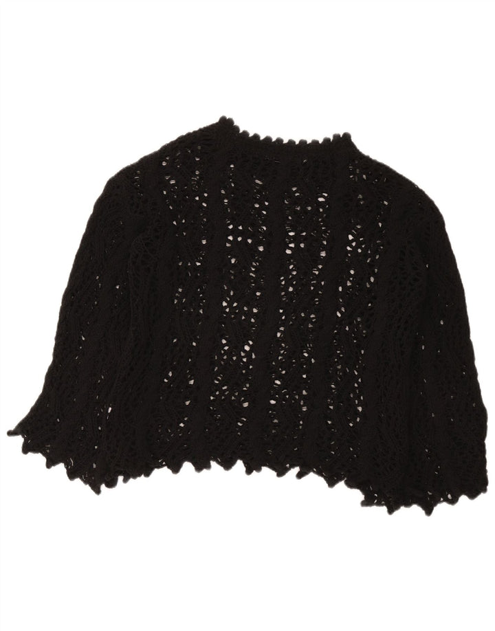 Damska szydełkowa bluzka Zara Top UK 10 Small Black