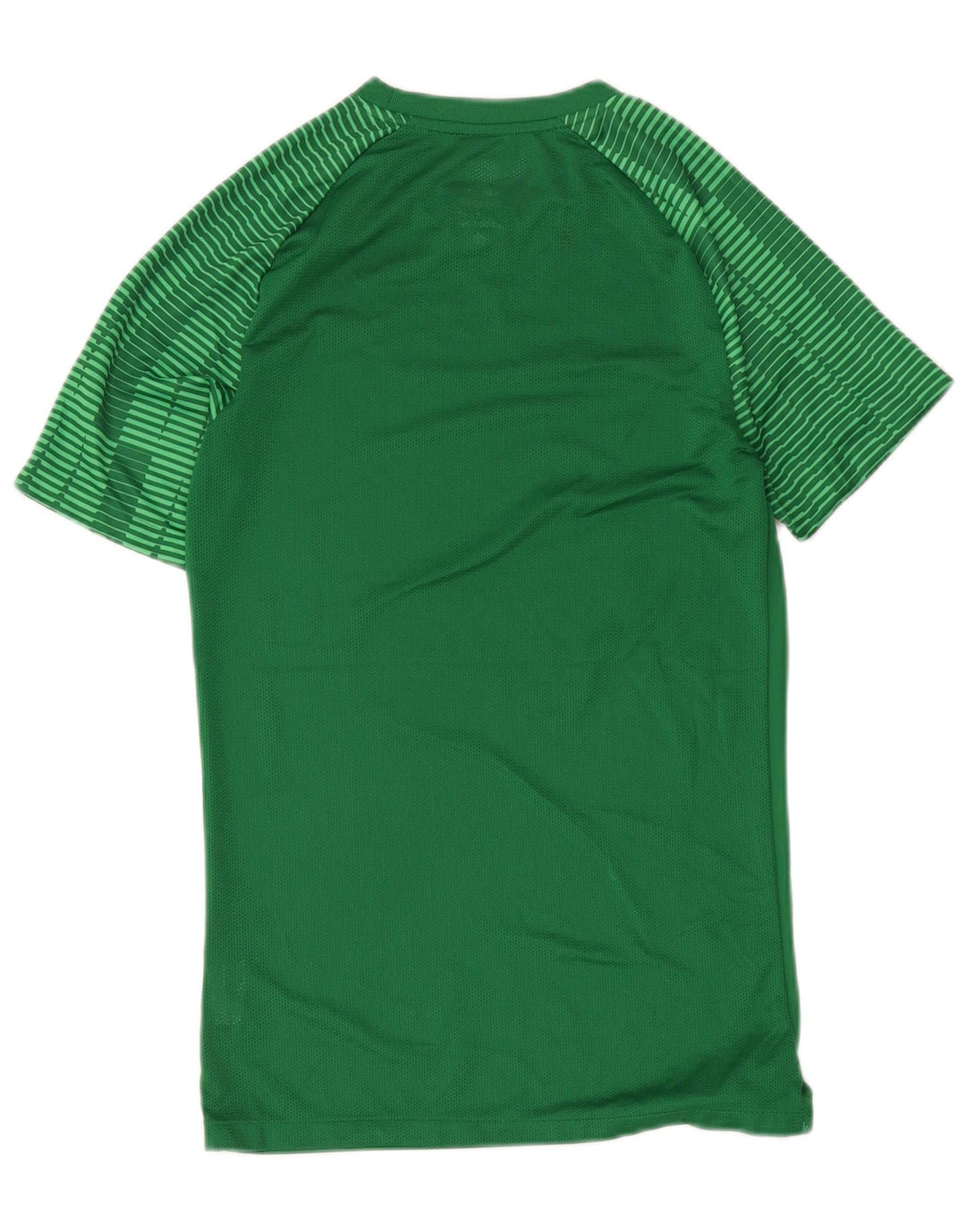 Męski T-shirt Nike Dri Fit Slim Top z poliestru w małe zielone paski