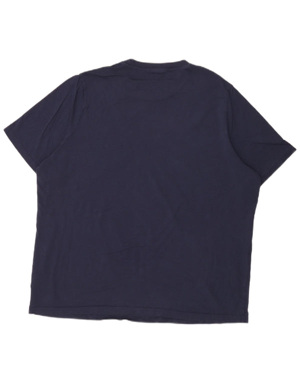 Męska koszulka z grafiką Puma Top 2XL, granatowa, bawełniana