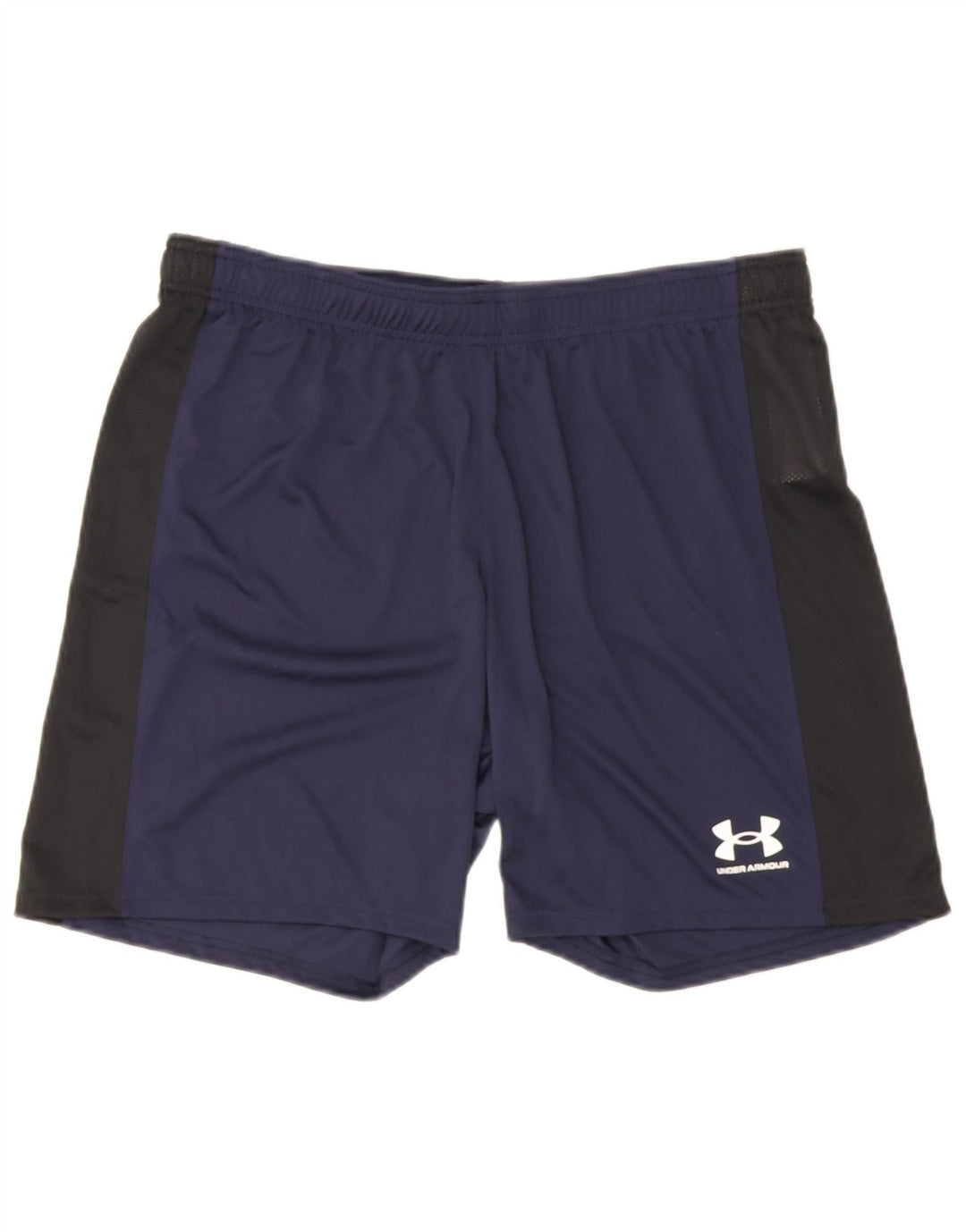Męskie spodenki sportowe Under Armour XL, granatowe, z poliestru w blokach kolorów
