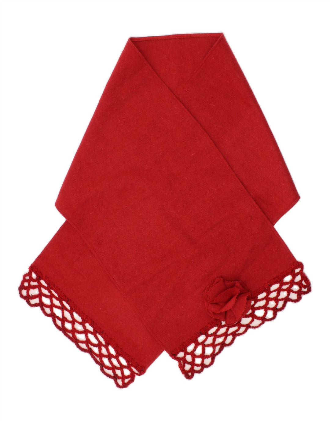 DONEGAL Womens Rectangle Scarf One Size Red Vintage DONEGAL and Second-Hand DONEGAL from Messina Hembry 