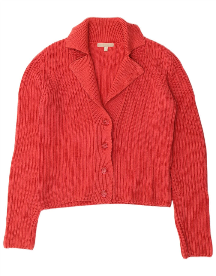 Sweter damski Massimo Dutti rozpinany UK 10, mały, czerwony, bawełniany