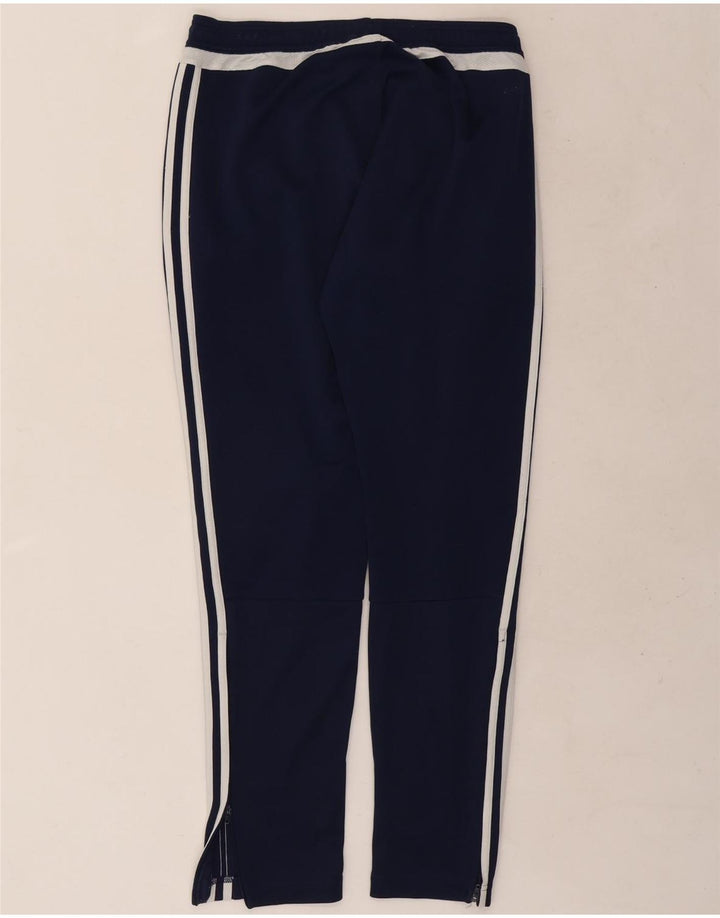Męskie spodnie dresowe Adidas Climacool, średni granatowy poliester