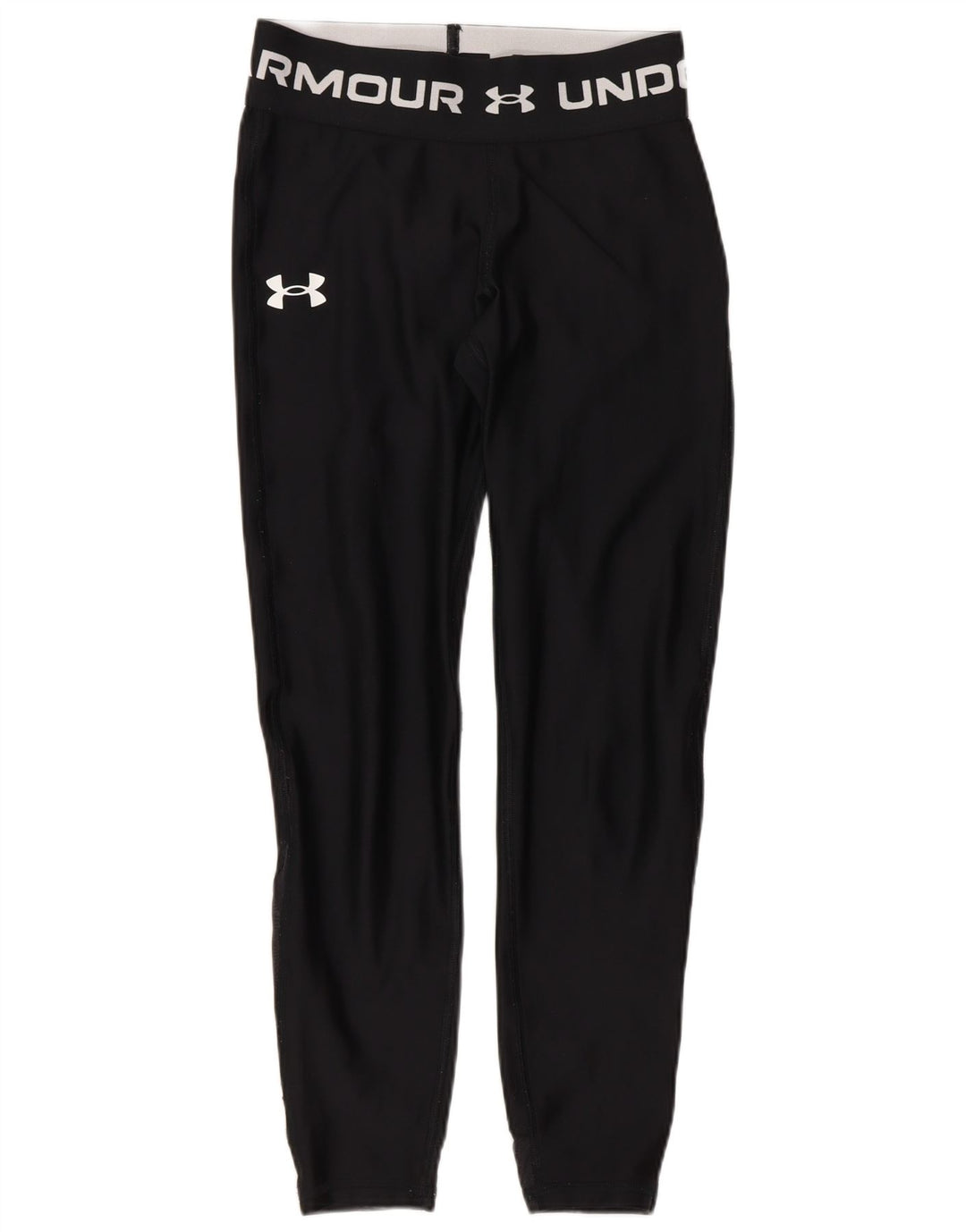 Damskie legginsy Under Armour Capri Graphic UK 4 XS, czarny poliester