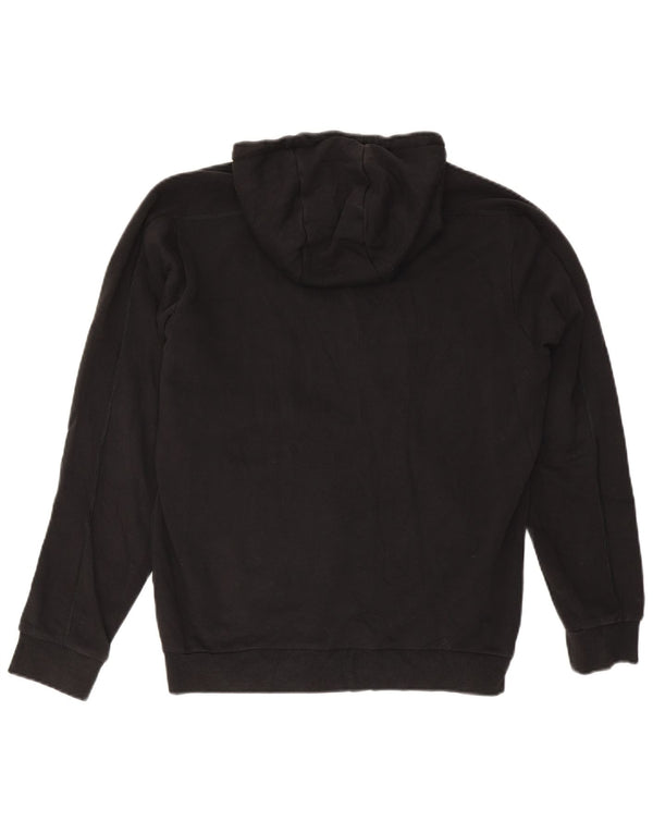 Męska bluza z kapturem Adidas Graphic, średnia czarna, bawełniana