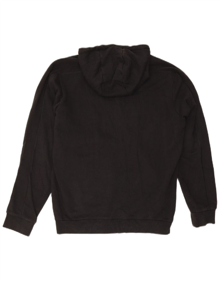Męska bluza z kapturem Adidas Graphic, średnia czarna, bawełniana