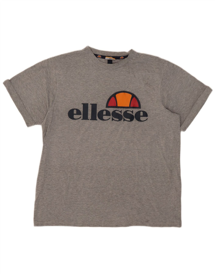 Damska koszulka oversize Ellesse z grafiką Top UK 10 Small Grey