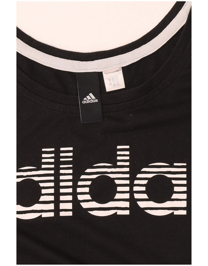 Damska koszulka graficzna Adidas Top UK 12 Medium Black