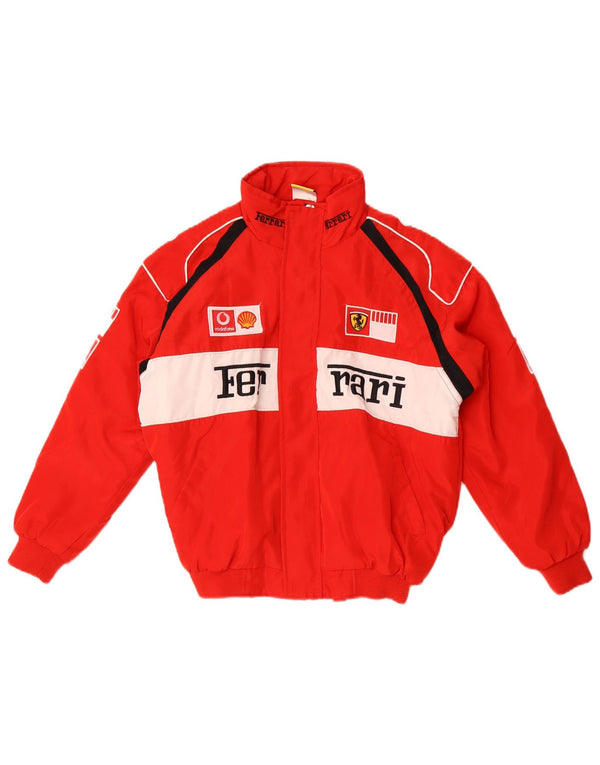 Chłopięca kurtka bomberka Ferrari z grafiką 11-12 lat 2XL w kolorze czerwonym