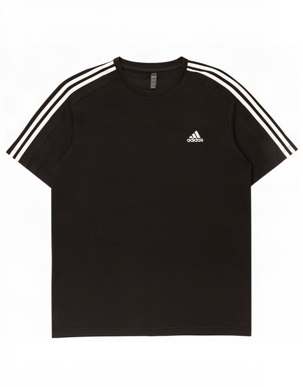 Adidas Męska koszulka Top 2XL Czarna bawełna