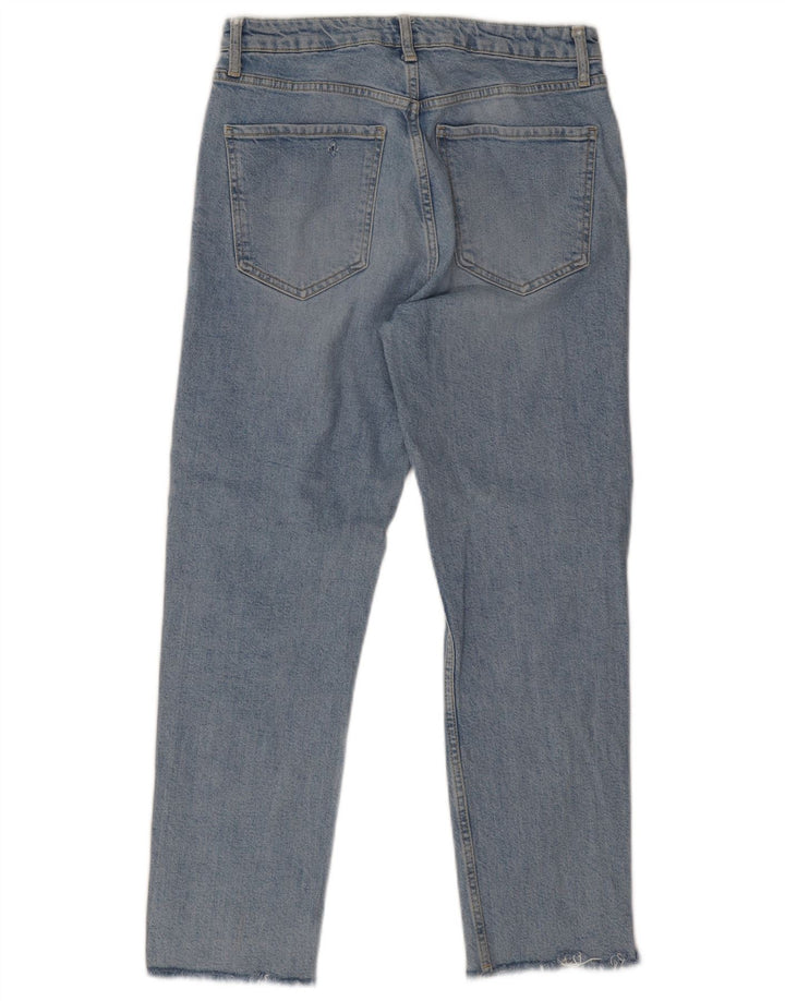 Damskie proste dżinsy Zara EU 40 Medium W30 L26 Niebieskie bawełniane