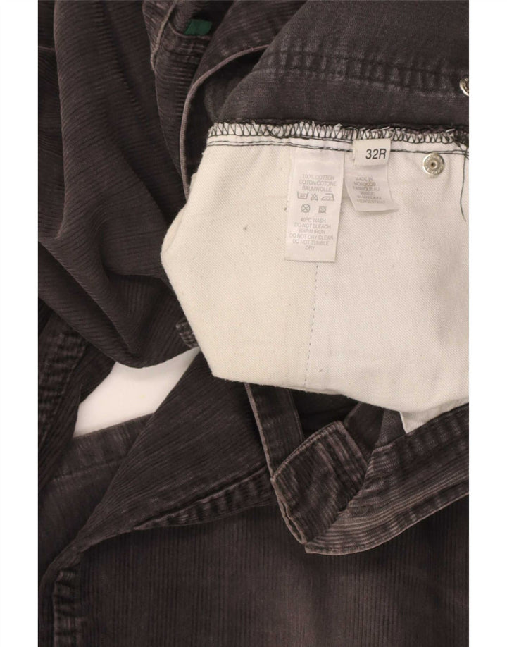 Męskie sztruksowe spodnie Paul Smith Bootcut W32 L31 Szara bawełna