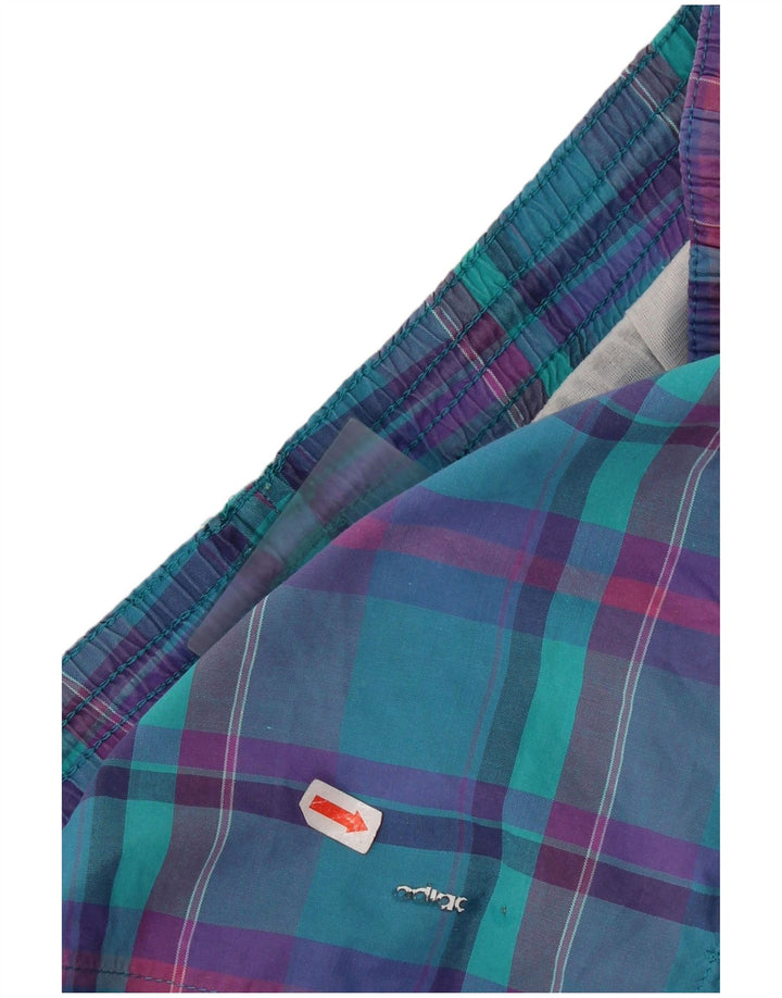 Adidas Męskie spodenki kąpielowe duże W36 L3 w turkusową kratę Retro