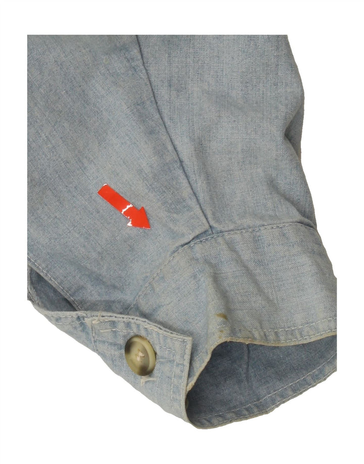 MASH Mens Denim Jacket UK 42 XL Blue Vintage Mash and Second-Hand Mash from Messina Hembry 