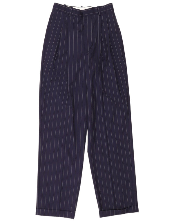 Spodnie damskie Polo Ralph Lauren z wysokim stanem US 2 XS W30 L33 Granatowe