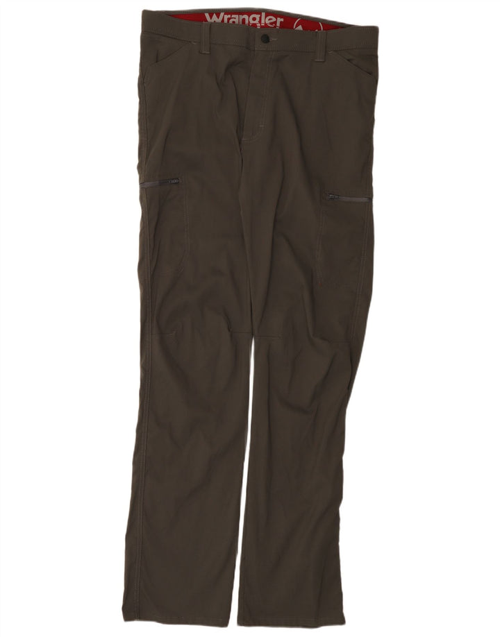 Męskie proste spodnie cargo WRANGLER W36 L34 Szary nylon
