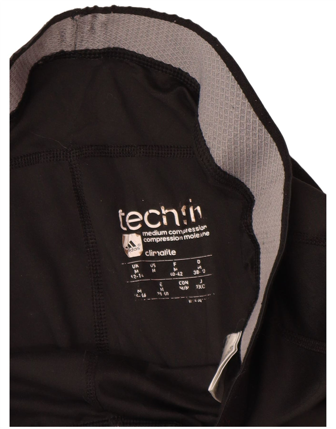 Damskie legginsy ADIDAS Climalite UK 12/14, średni czarny poliester