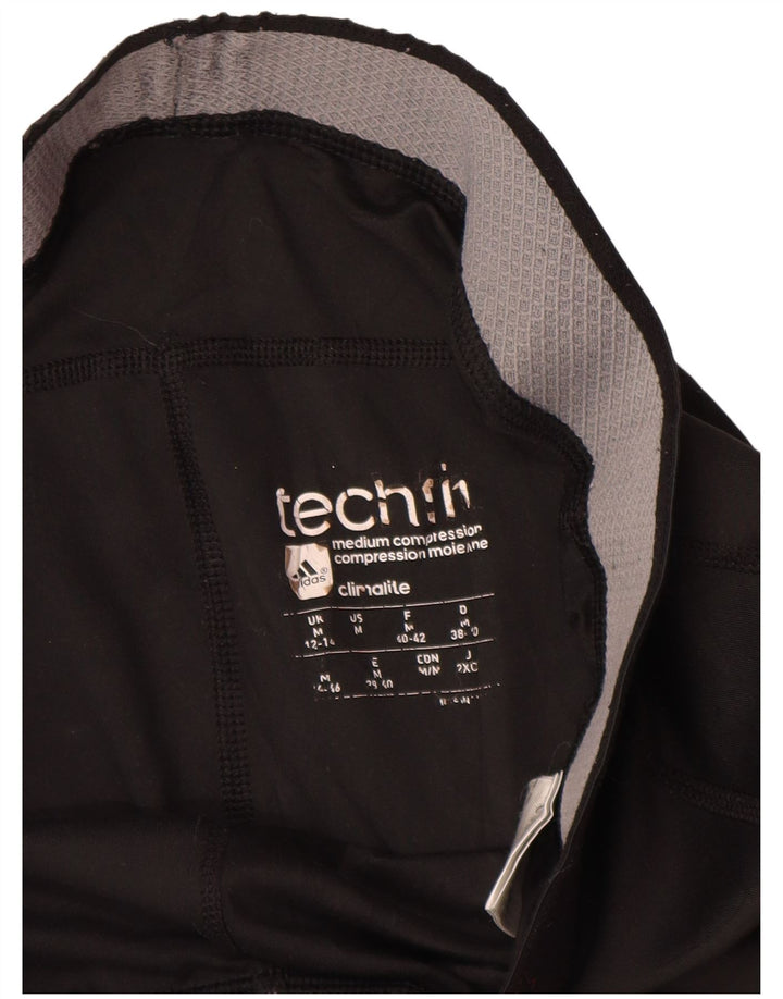 Damskie legginsy ADIDAS Climalite UK 12/14, średni czarny poliester