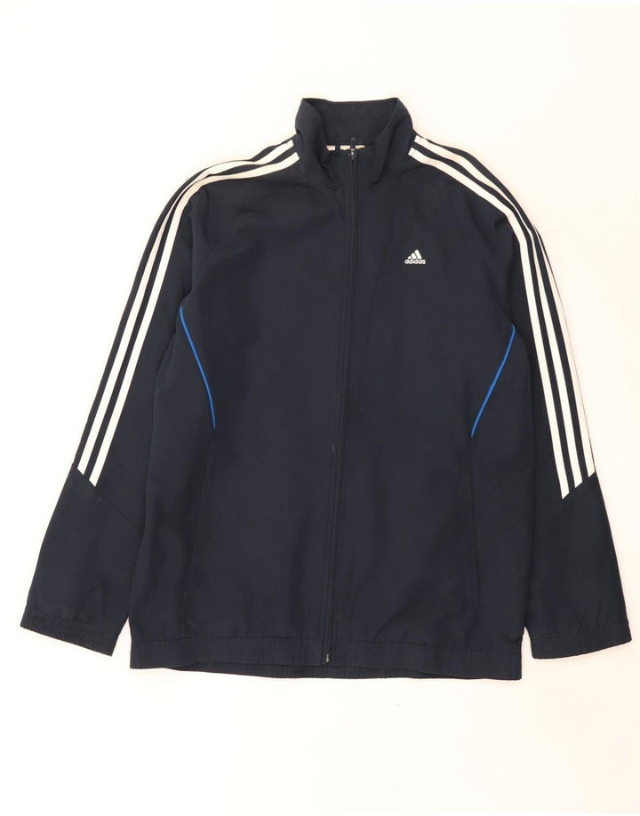 Adidas Chłopięcy Graficzny Pełny Dres 15-16 Lat Granatowy Poliester