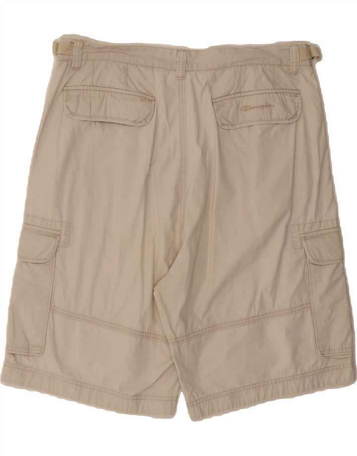 CHAMPION Mens Cargo Shorts 2XL W38 Beige Vintage Champion and Second-Hand Champion from Messina Hembry 