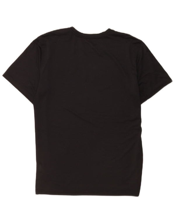 Damska koszulka Nike Dri Fit Regular Graphic Top UK 16, duży, czarny poliester