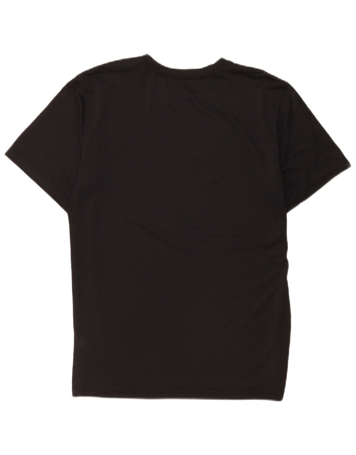 Damska koszulka Nike Dri Fit Regular Graphic Top UK 16, duży, czarny poliester