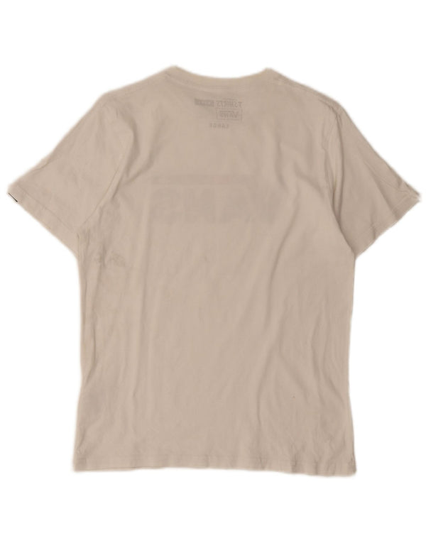 Chłopięcy T-shirt z grafiką Vans na 12-13 lat, duży, biały, bawełniany