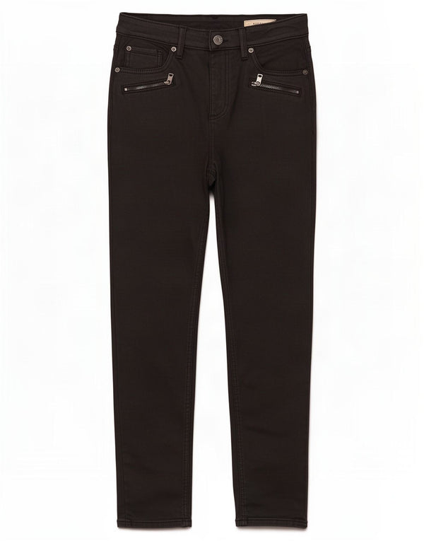 Marks & Spencer Damskie Crop Skinny Jeans UK 12 Medium W28 L25 Czarna Wiskoza