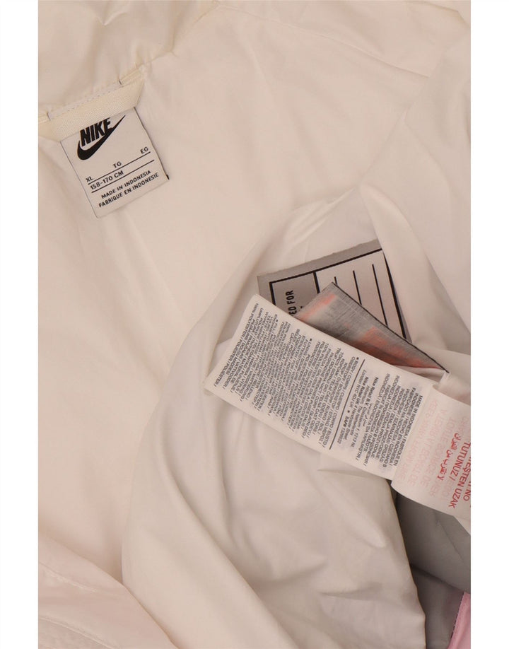 Chłopięca wyściełana kurtka z kapturem i kapturem Nike 13-14 lat XL, wielokolorowa, z blokami kolorów