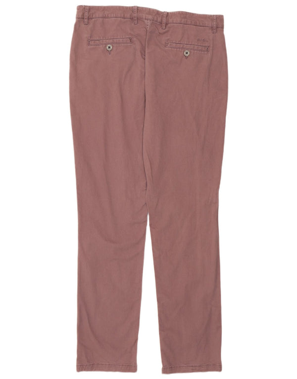 Spodnie damskie Fat Face Slim Chino UK 14 Large W34 L31 Fioletowa bawełna