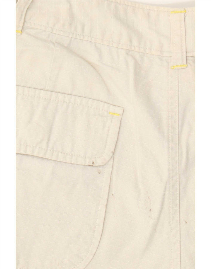 Damskie spodenki Chino Gap US 8 Medium W28, beżowa, bawełniana kratka