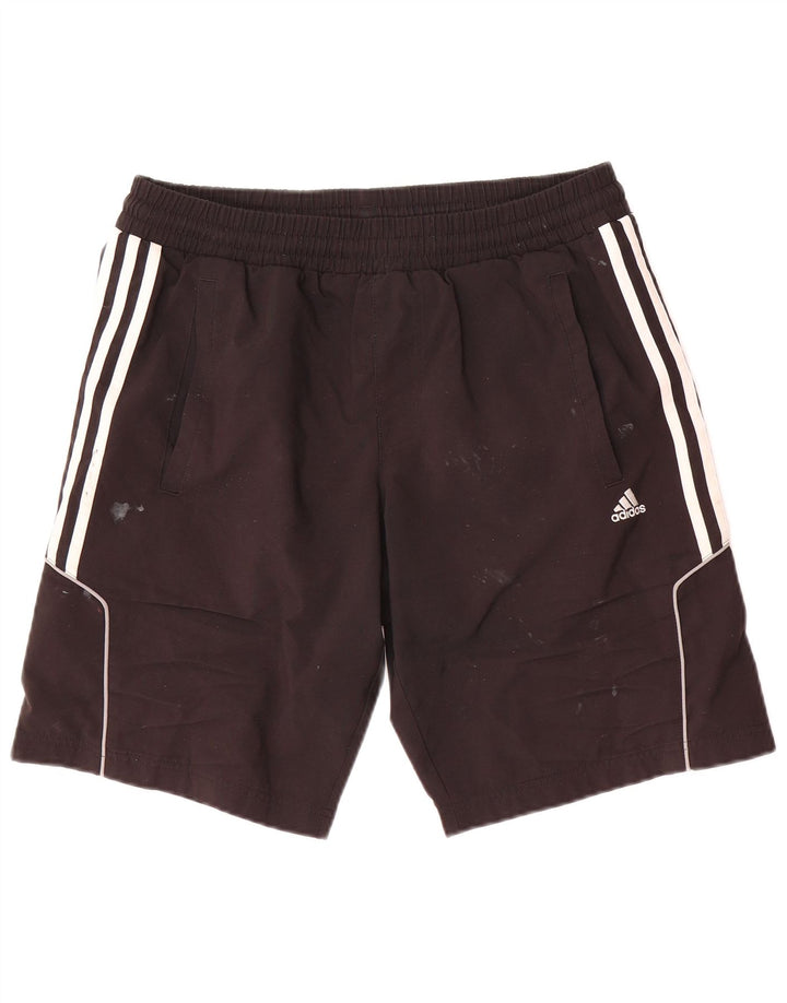 Męskie spodenki sportowe Adidas Climalite, małe, czarne, poliestrowe