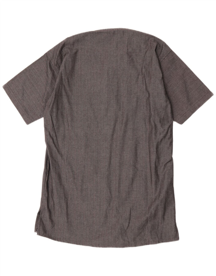 Bluzka damska Vintage Top UK 14 w średnie szare paski