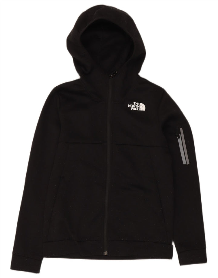 THE NORTH FACE Chłopięcy sweter z kapturem i zamkiem, 14-15 lat, XL, czarny, poliester