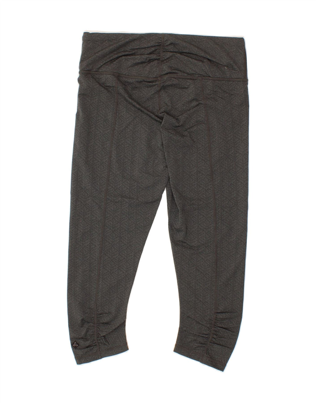 PRANA Womens Capri Leggings UK 12 Medium Grey Nylon Vintage Prana and Second-Hand Prana from Messina Hembry 