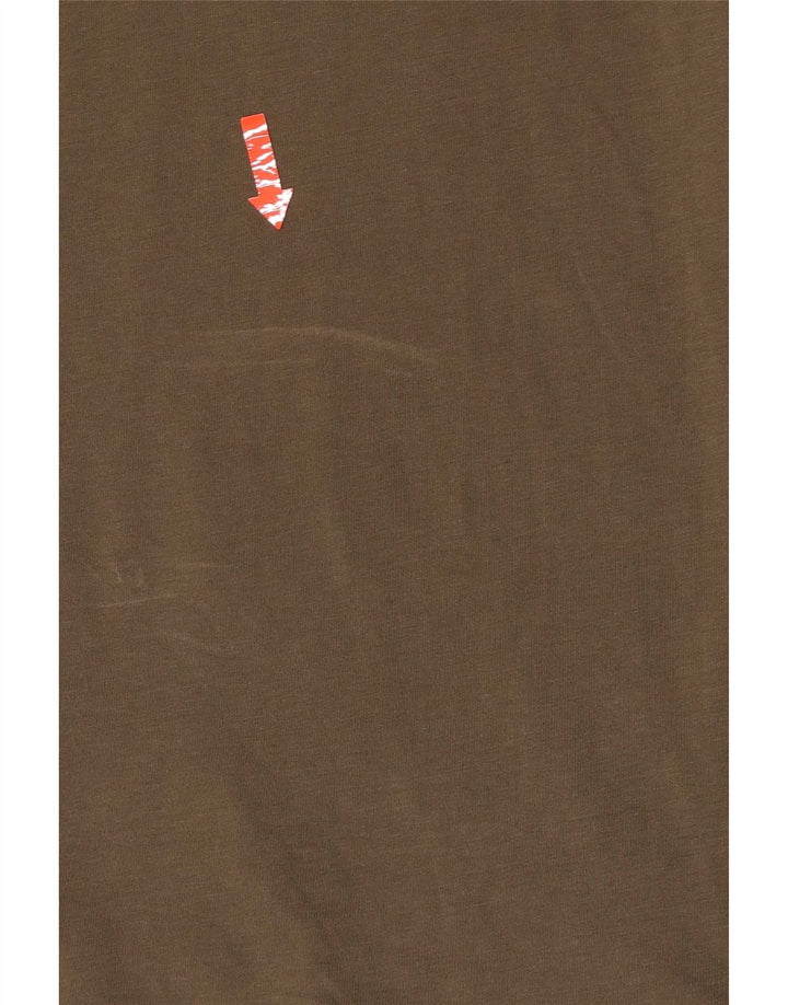 T-shirt męski All Saints o regularnym kroju, średnio zielony, bawełniany