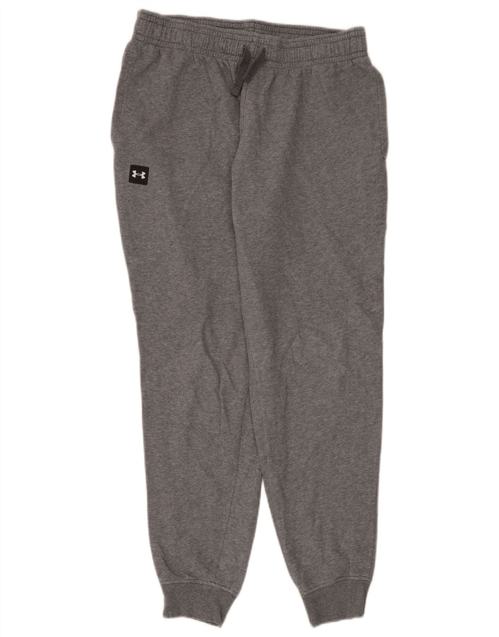 Męskie spodnie dresowe Under Armour, duże, szare, bawełniane
